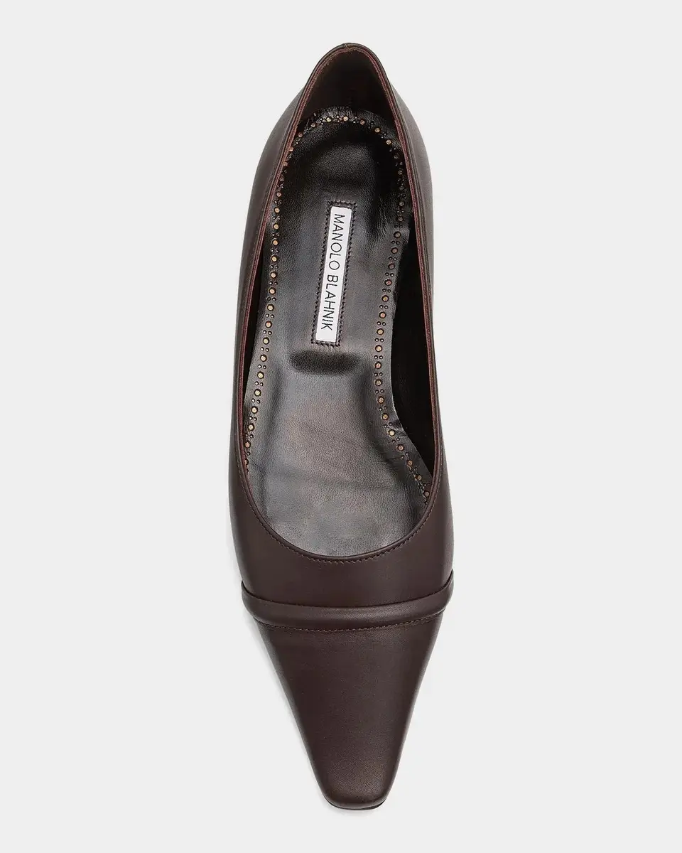 Manolo Blahnik Continu Leather Flats | Thumbnail 6 Manolo Blahnik Continu Leather Flats | Thumbnail 6