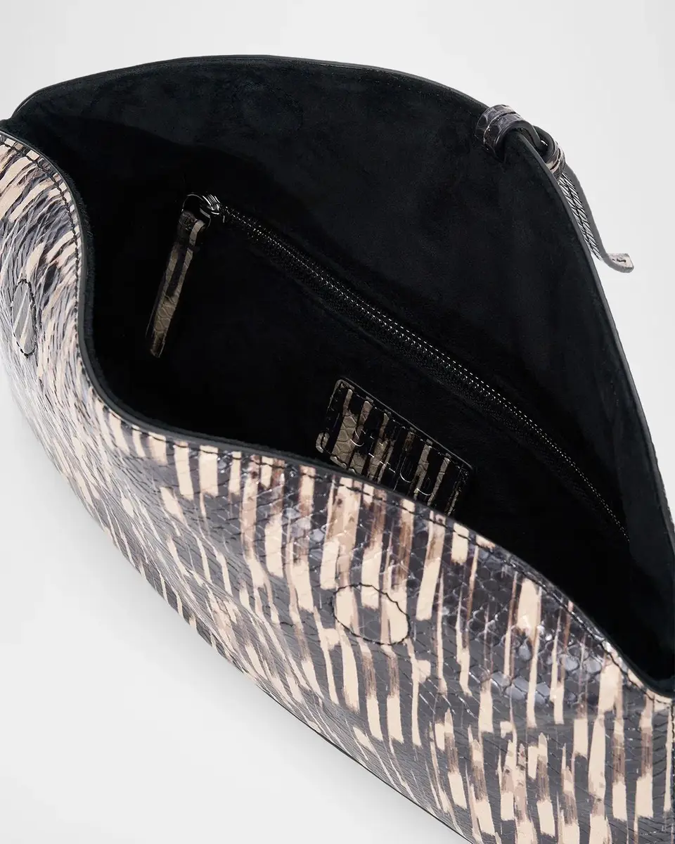 Staud Eve Printed Leather Clutch | Thumbnail 4