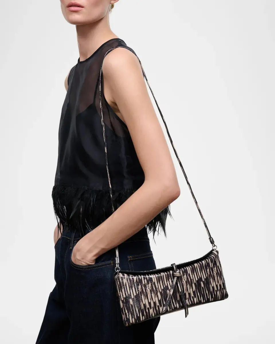 Staud Eve Printed Leather Clutch | Thumbnail 5