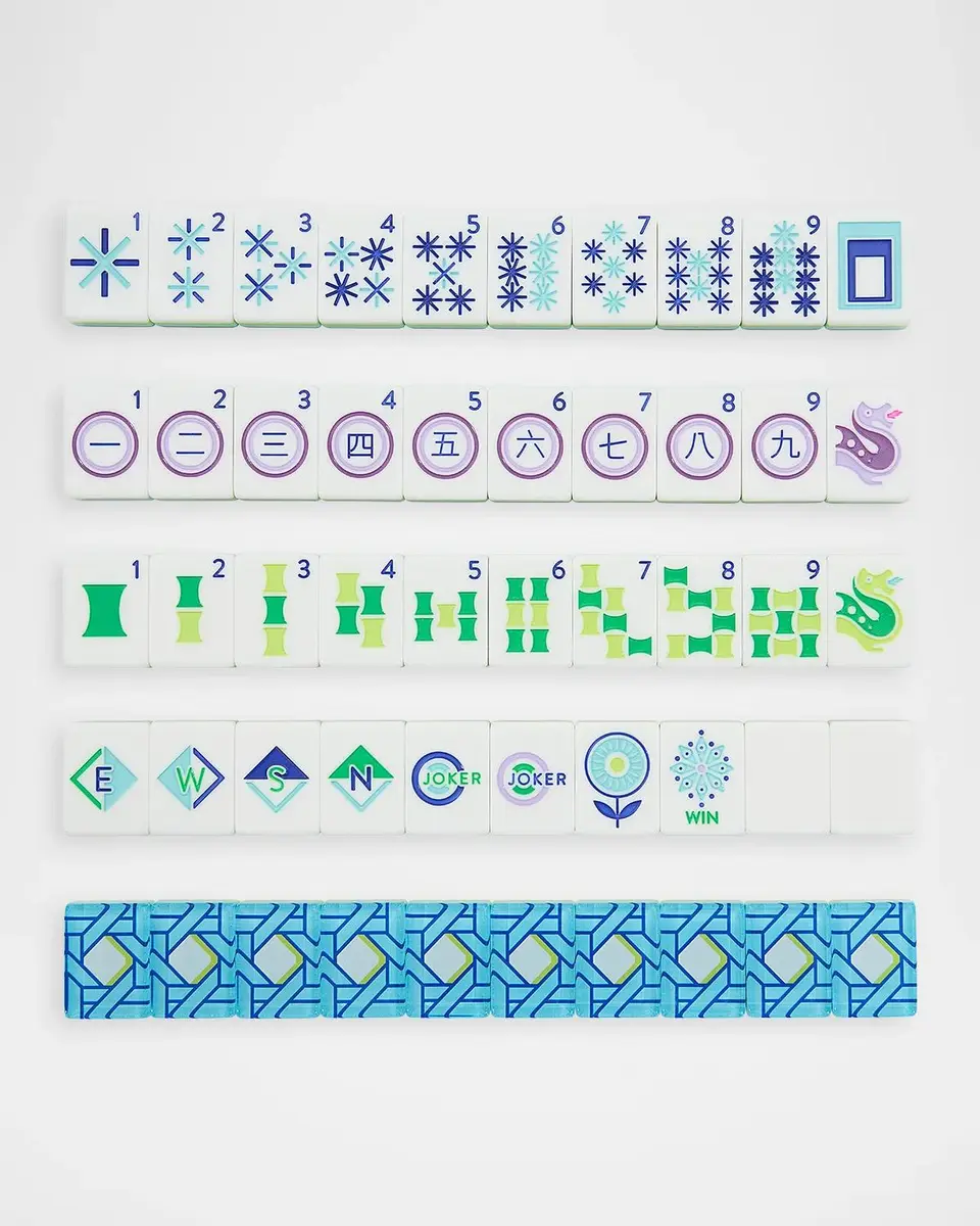 Jonathan Adler Basketweave Mahjong Set | Thumbnail 4