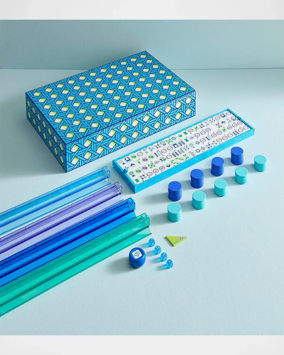 Jonathan Adler Basketweave Mahjong Set | Thumbnail 5