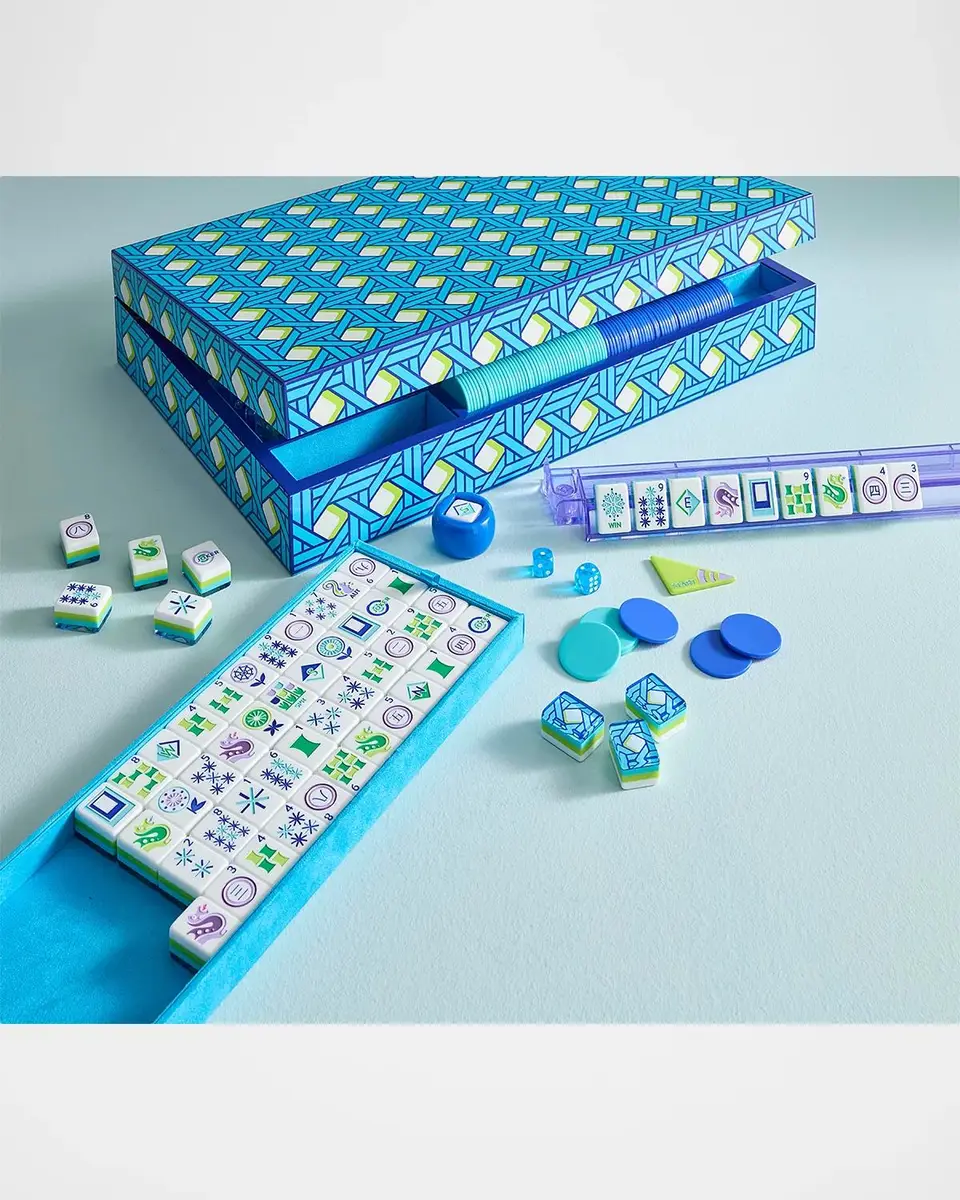 Jonathan Adler Basketweave Mahjong Set | Thumbnail 7