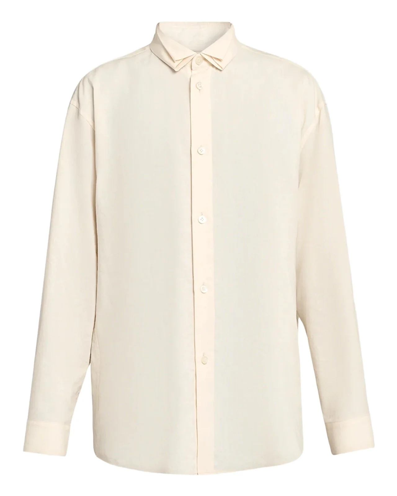 Men's Pleated-Collar Dress Shirt Men's Pleated-Collar Dress Shirt