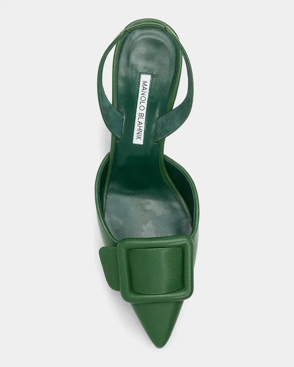 Manolo Blahnik Maysli 70MM Slingback Pumps | Thumbnail 5