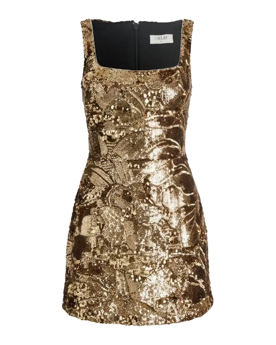 HELSI Greta Sequin Sleeveless Mini Dress | Thumbnail 2 HELSI Greta Sequin Sleeveless Mini Dress | Thumbnail 2