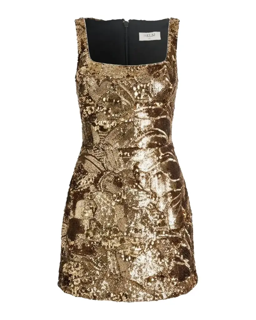 HELSI Greta Sequin Sleeveless Mini Dress