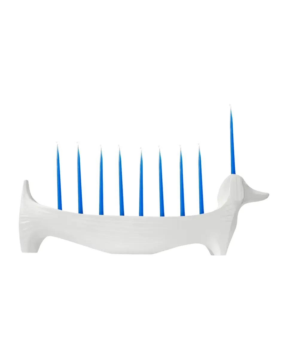 Jonathan Adler Dachshund Stoneware Menorah | Thumbnail 2