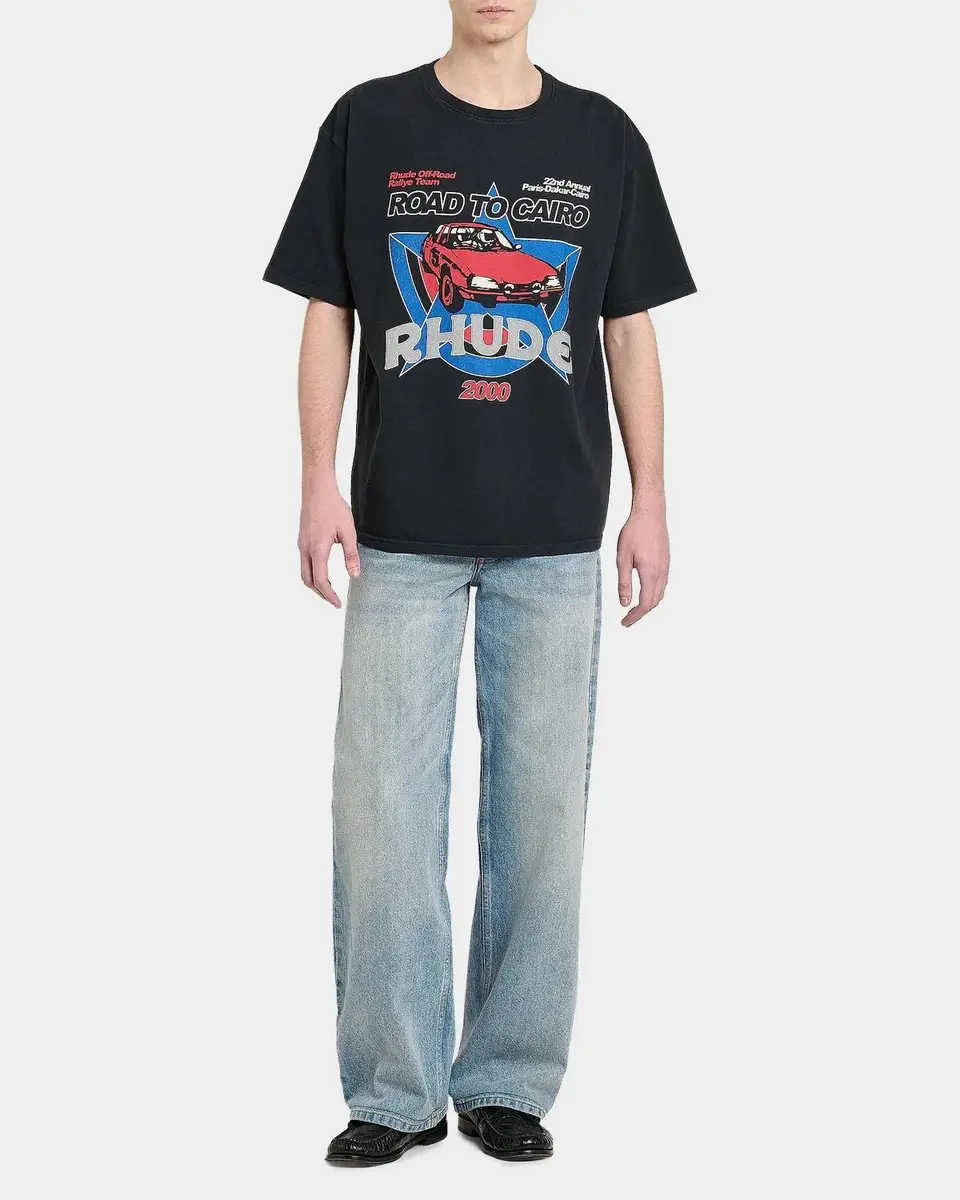 Rhude Men's Road To Cairo Graphic T-Shirt | Thumbnail 2