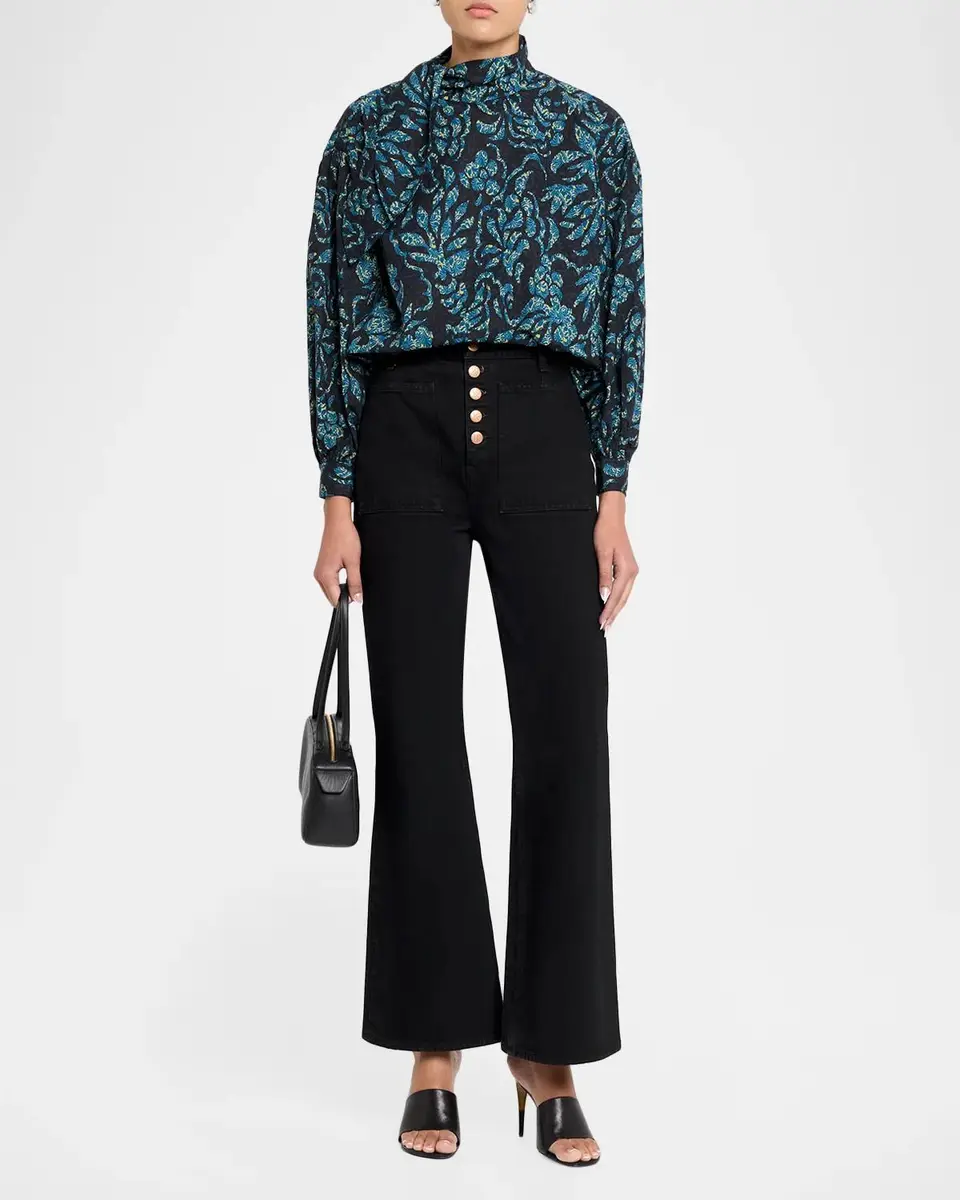 Ulla Johnson Pastel Long-Sleeve Cotton Blouse | Thumbnail 2