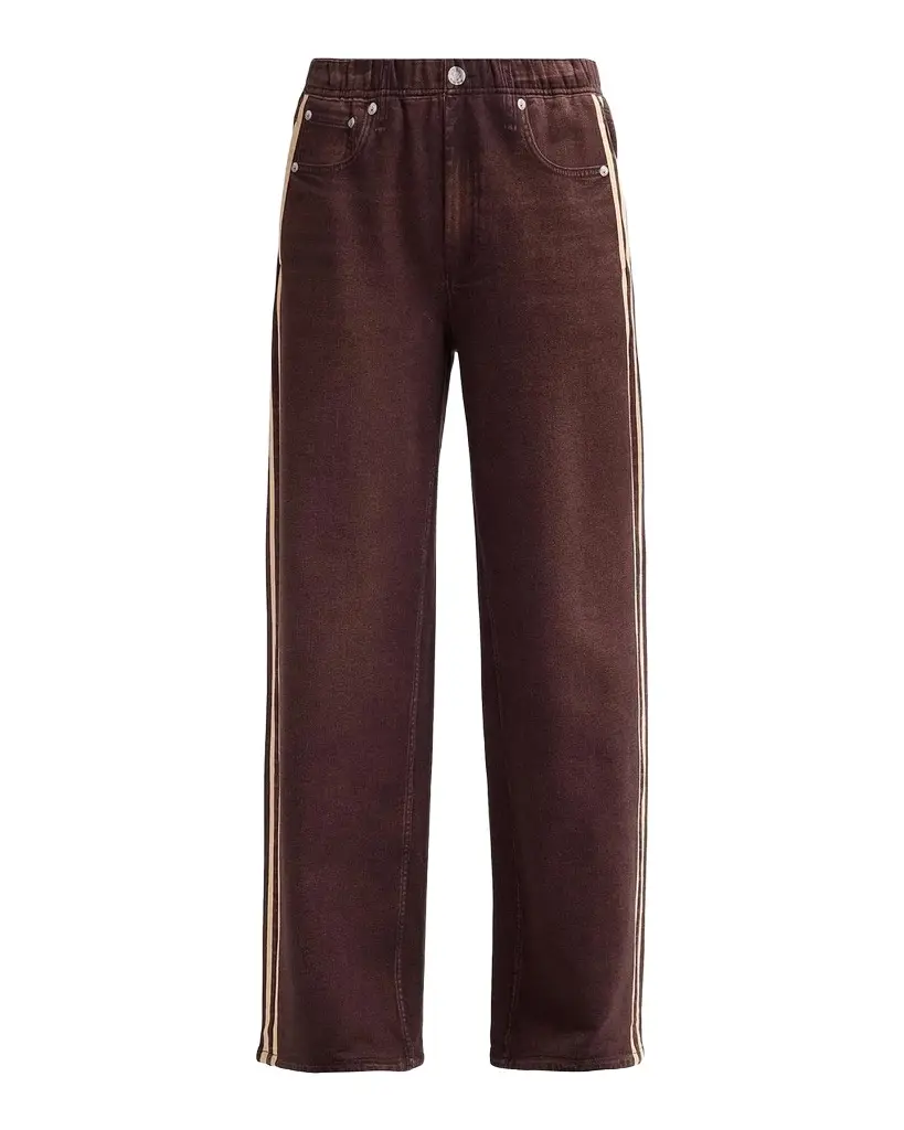 rag & bone rb Miramar Terry Wide-Leg Track Jeans