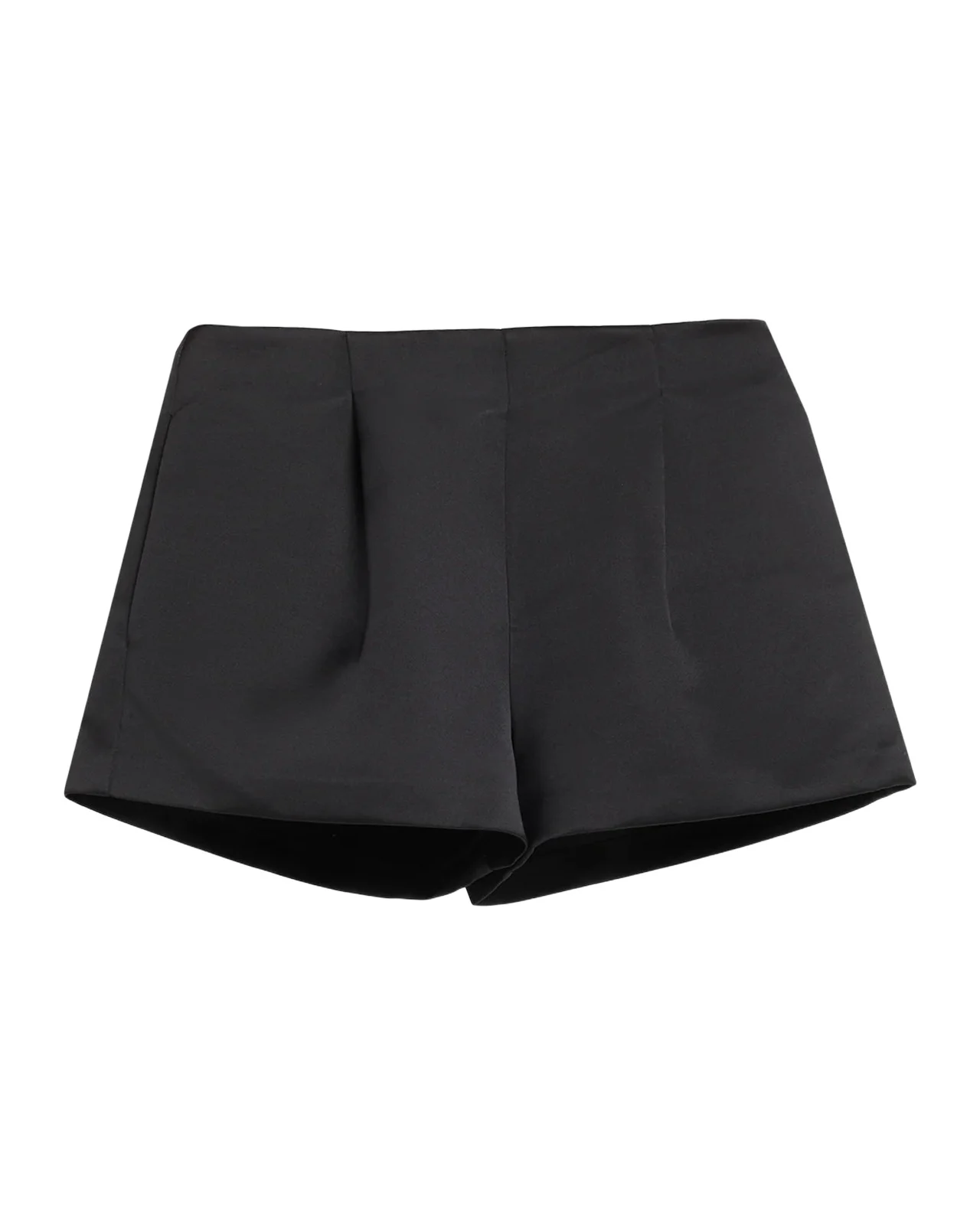 Isa High-Rise Satin Shorts