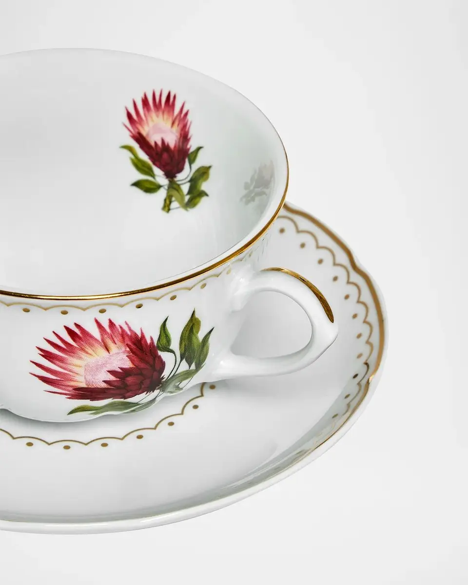 Tania Bulhoes Botanica Tea Cup & Saucer, 6.8 oz. | Thumbnail 3 Tania Bulhoes Botanica Tea Cup & Saucer, 6.8 oz. | Thumbnail 3