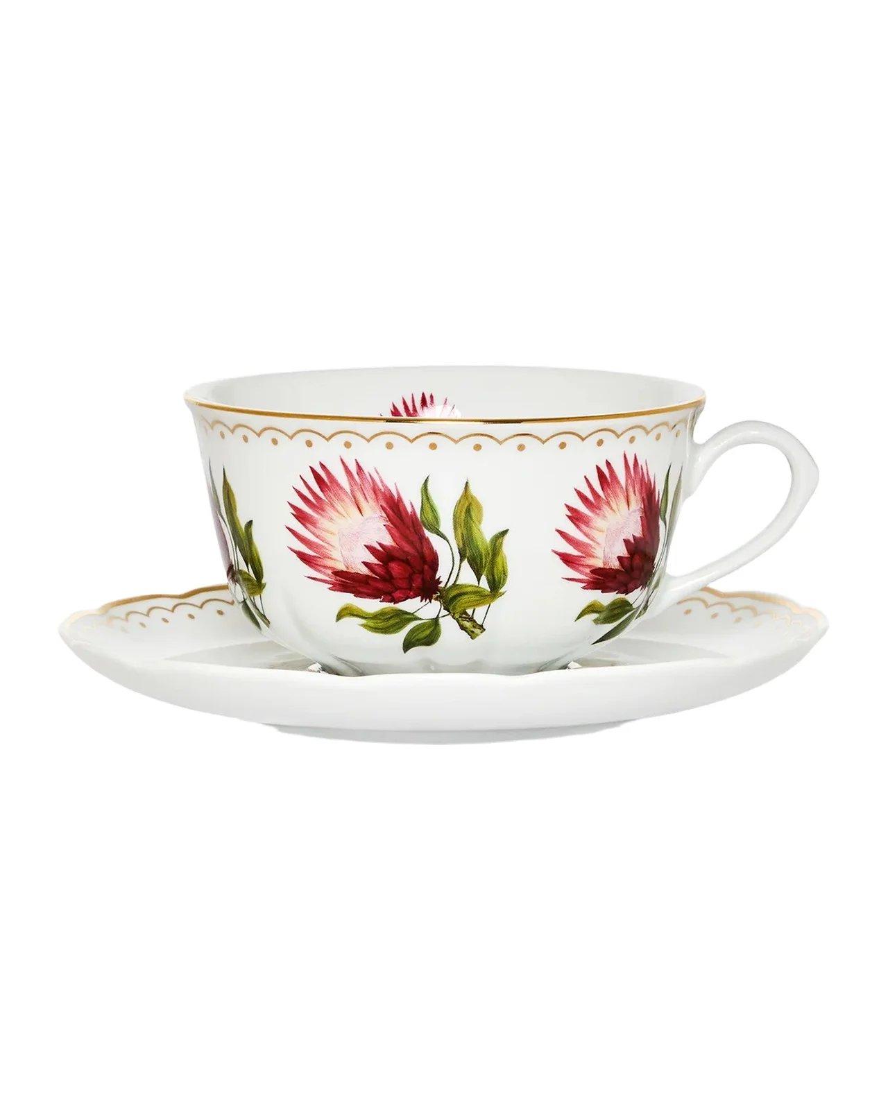 Tania Bulhoes Botanica Tea Cup & Saucer, 6.8 oz.