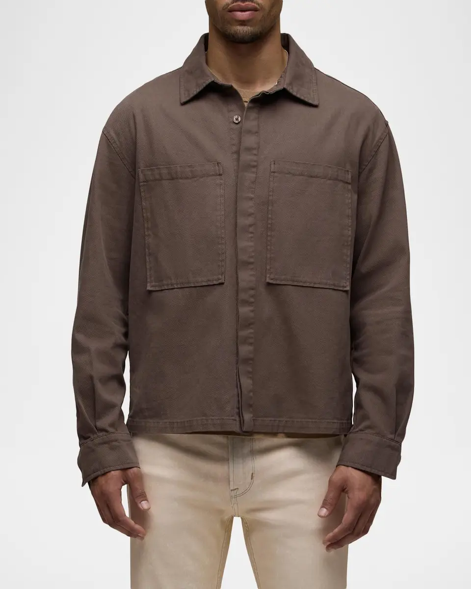Hudson Men's Canteen Denim Overshirt | Thumbnail 3 Hudson Men's Canteen Denim Overshirt | Thumbnail 3