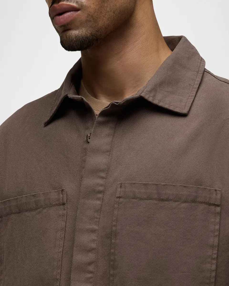 Hudson Men's Canteen Denim Overshirt | Thumbnail 4 Hudson Men's Canteen Denim Overshirt | Thumbnail 4