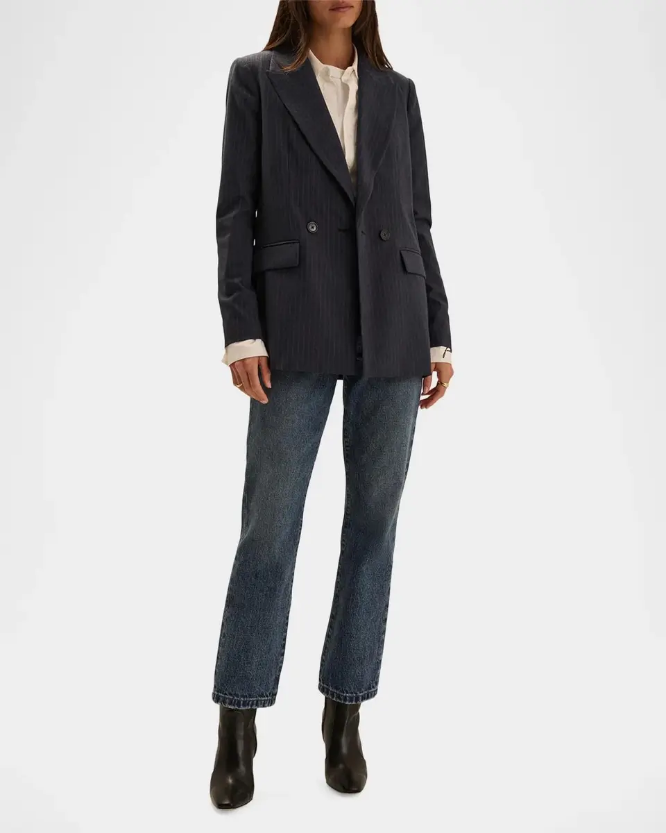 Favorite Daughter The Suits You Pinstripe Blazer | Thumbnail 2