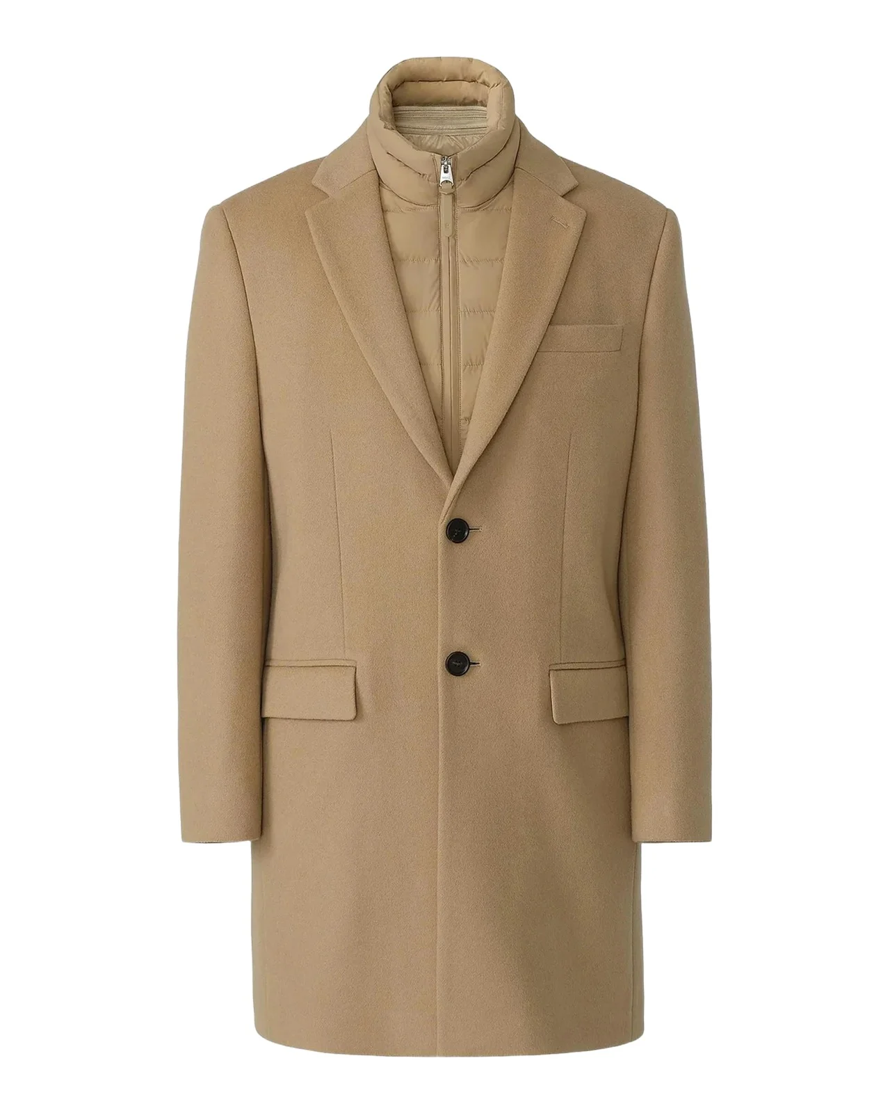 Men's Skai-SLB 3-in-1 Wool Overcoat with Removable Down Liner Men's Skai-SLB 3-in-1 Wool Overcoat with Removable Down Liner