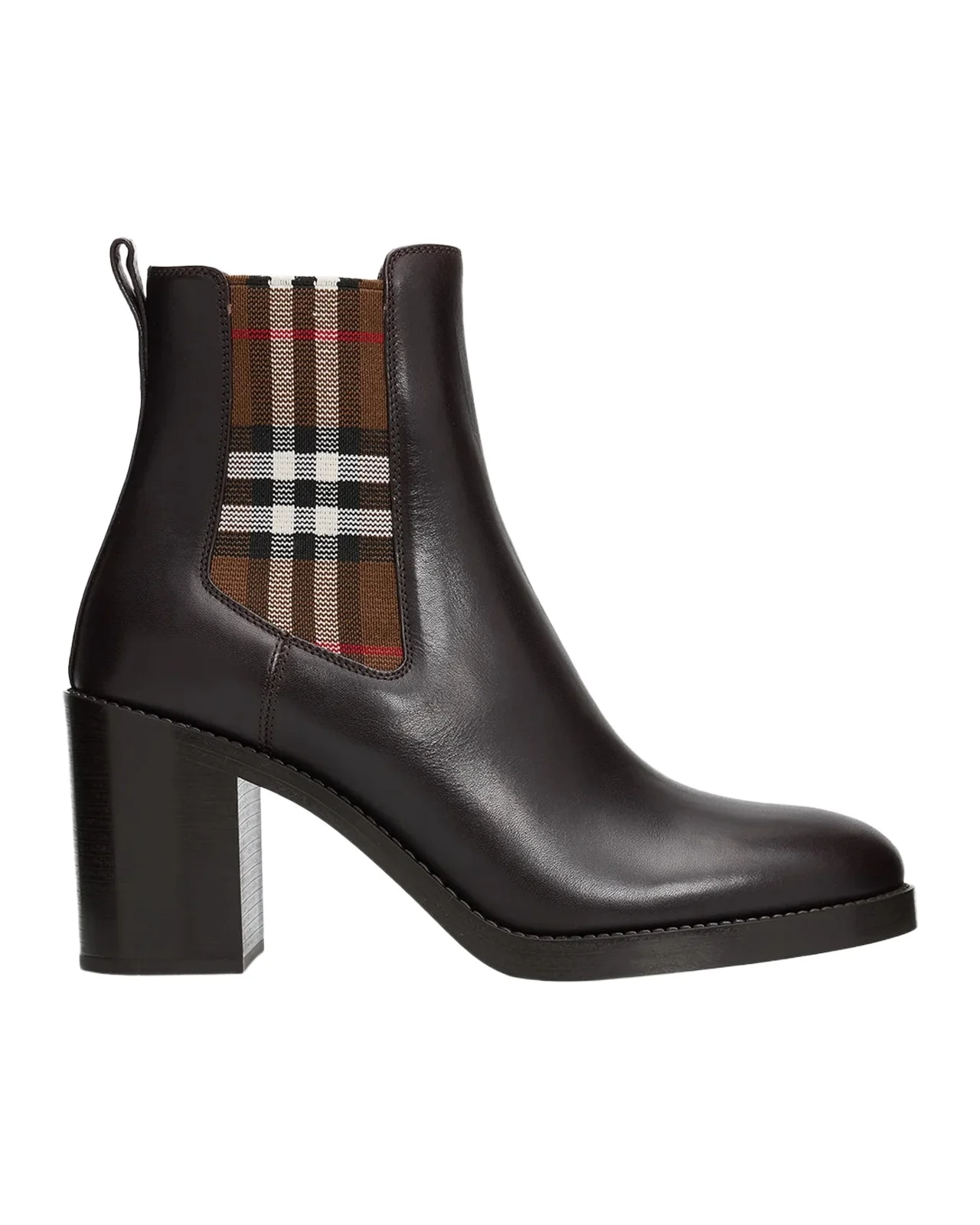 Burberry 70mm Hampstead Leather Chelsea Booties