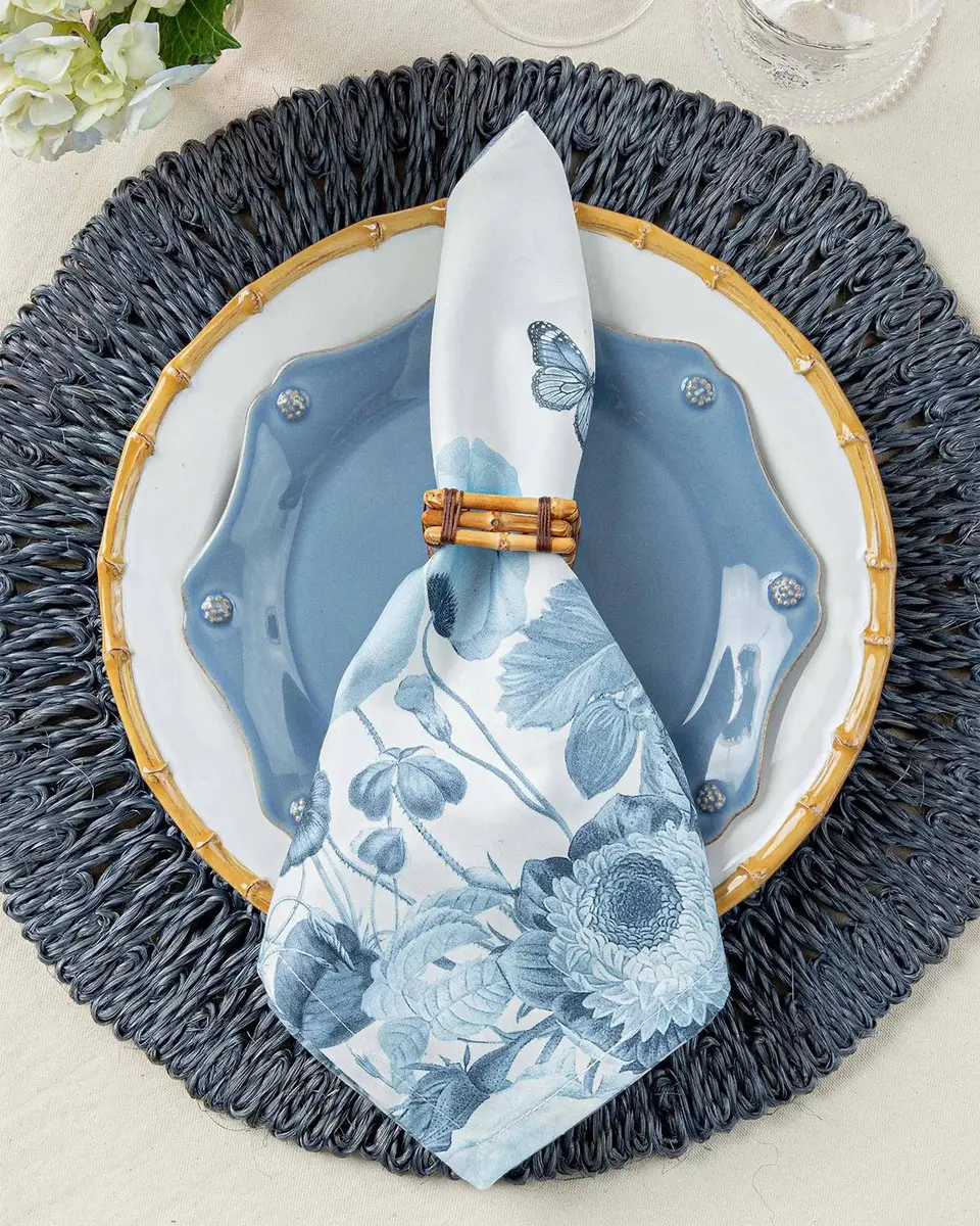 Juliska Field of Flowers Chambray Napkins, Set of 4 | Thumbnail 4 Juliska Field of Flowers Chambray Napkins, Set of 4 | Thumbnail 4