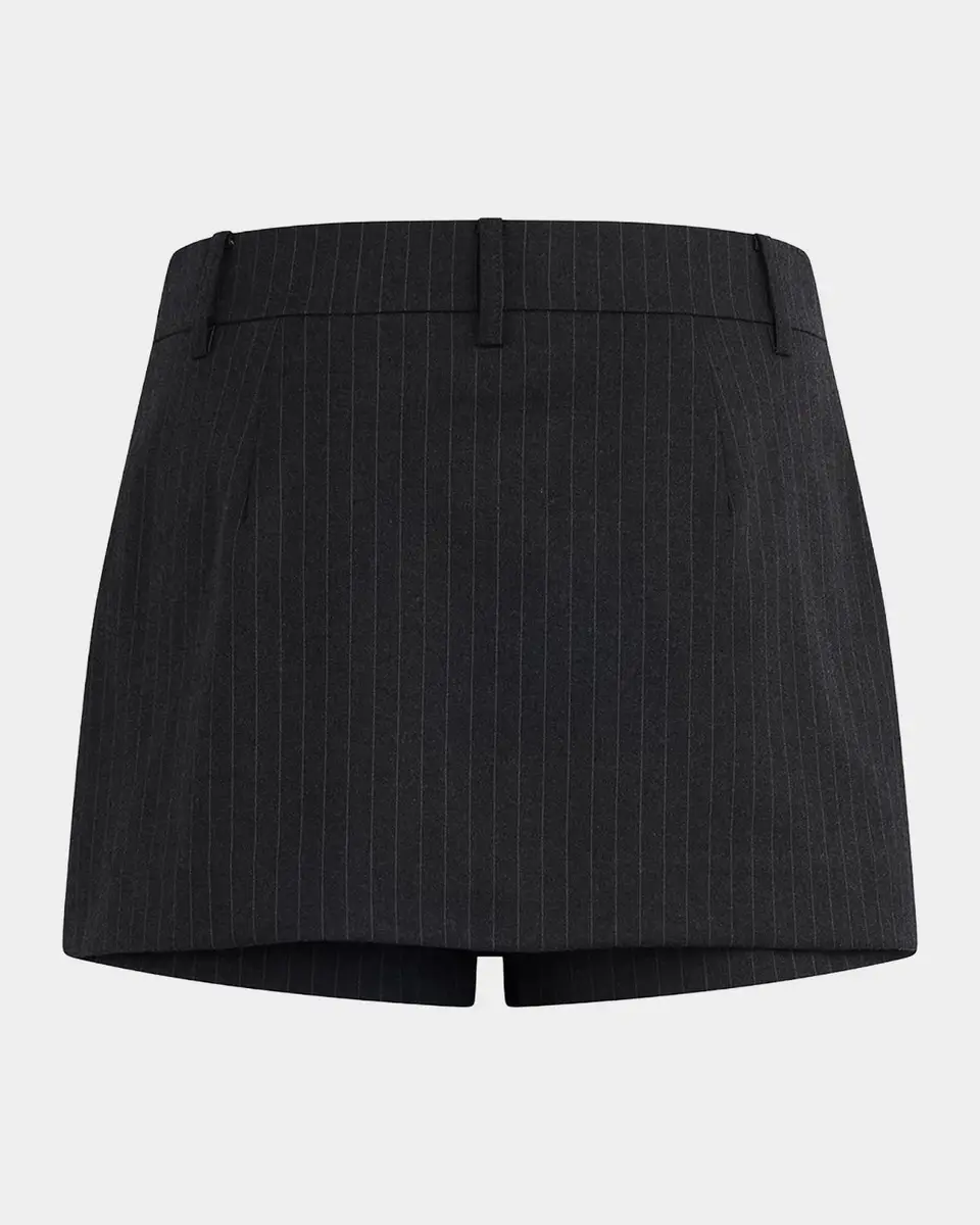 Favorite Daughter The Spencer Pinstriped Skort | Thumbnail 5 Favorite Daughter The Spencer Pinstriped Skort | Thumbnail 5
