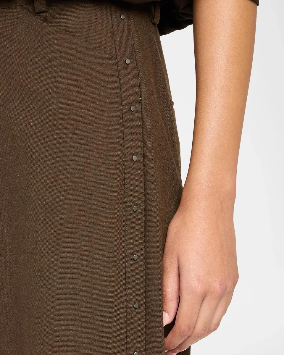 Vince Studded Mid-Rise Wide-Leg Trousers | Thumbnail 5 Vince Studded Mid-Rise Wide-Leg Trousers | Thumbnail 5