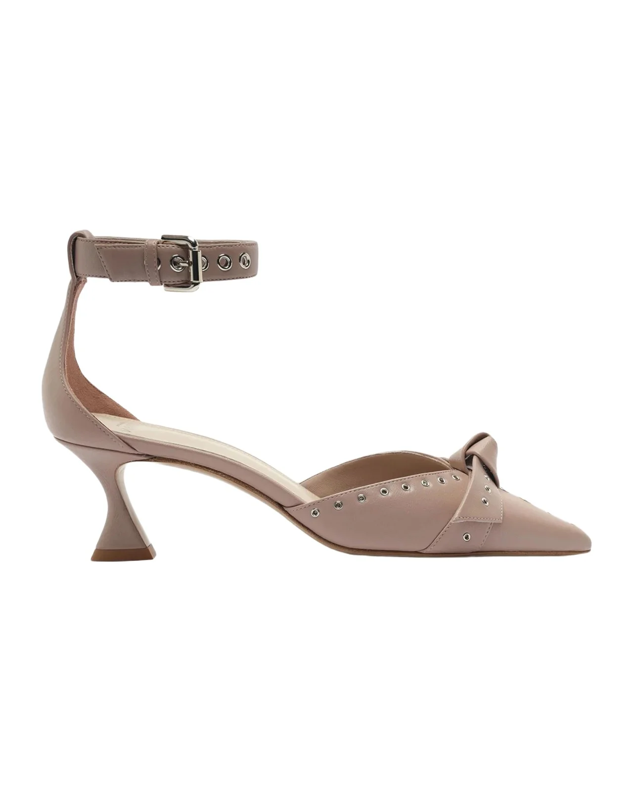 60mm Clarita Grommet Leather Pumps 60mm Clarita Grommet Leather Pumps