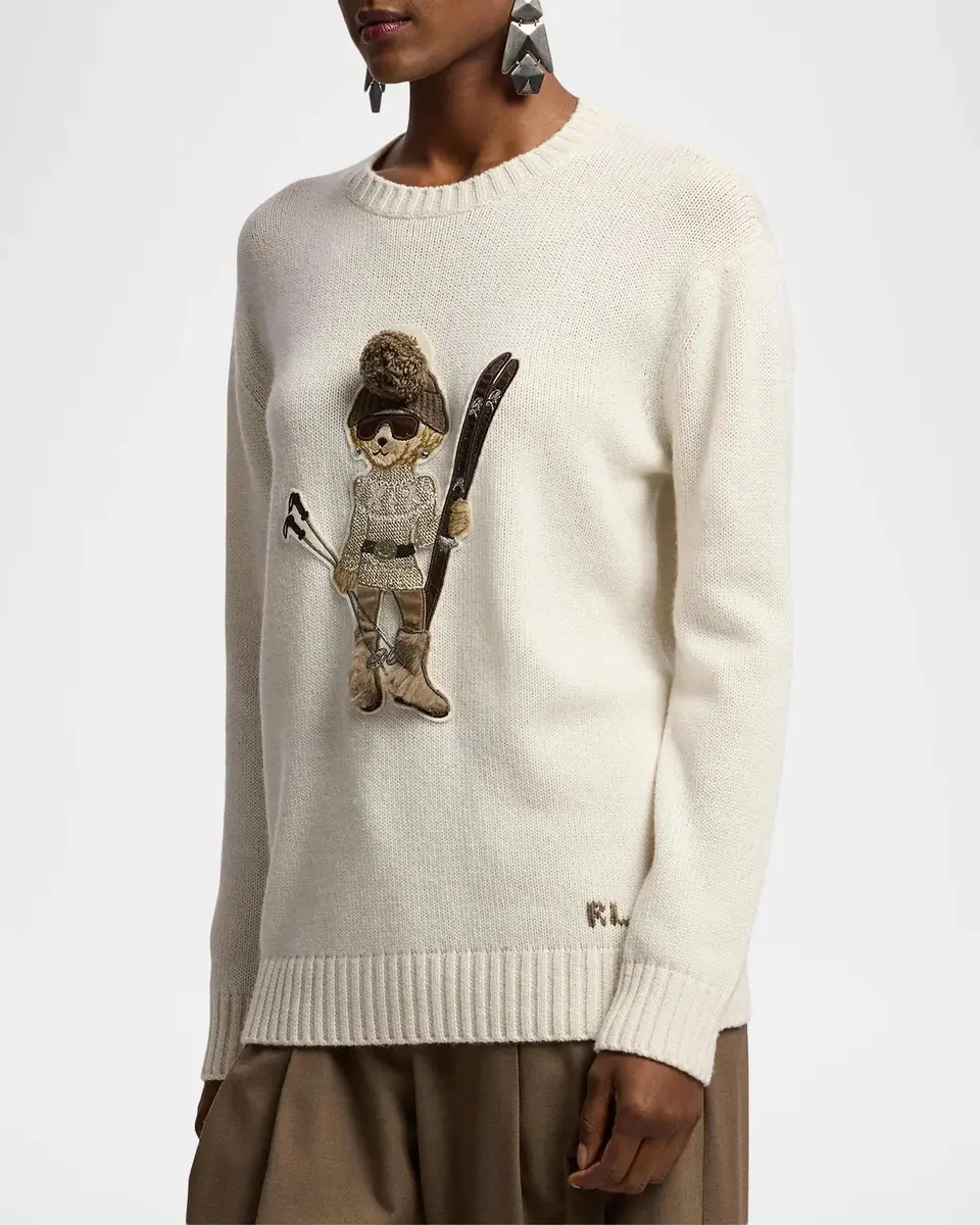 Ralph Lauren Collection Holiday Polo Bear Cashmere Sweater | Thumbnail 6 Ralph Lauren Collection Holiday Polo Bear Cashmere Sweater | Thumbnail 6