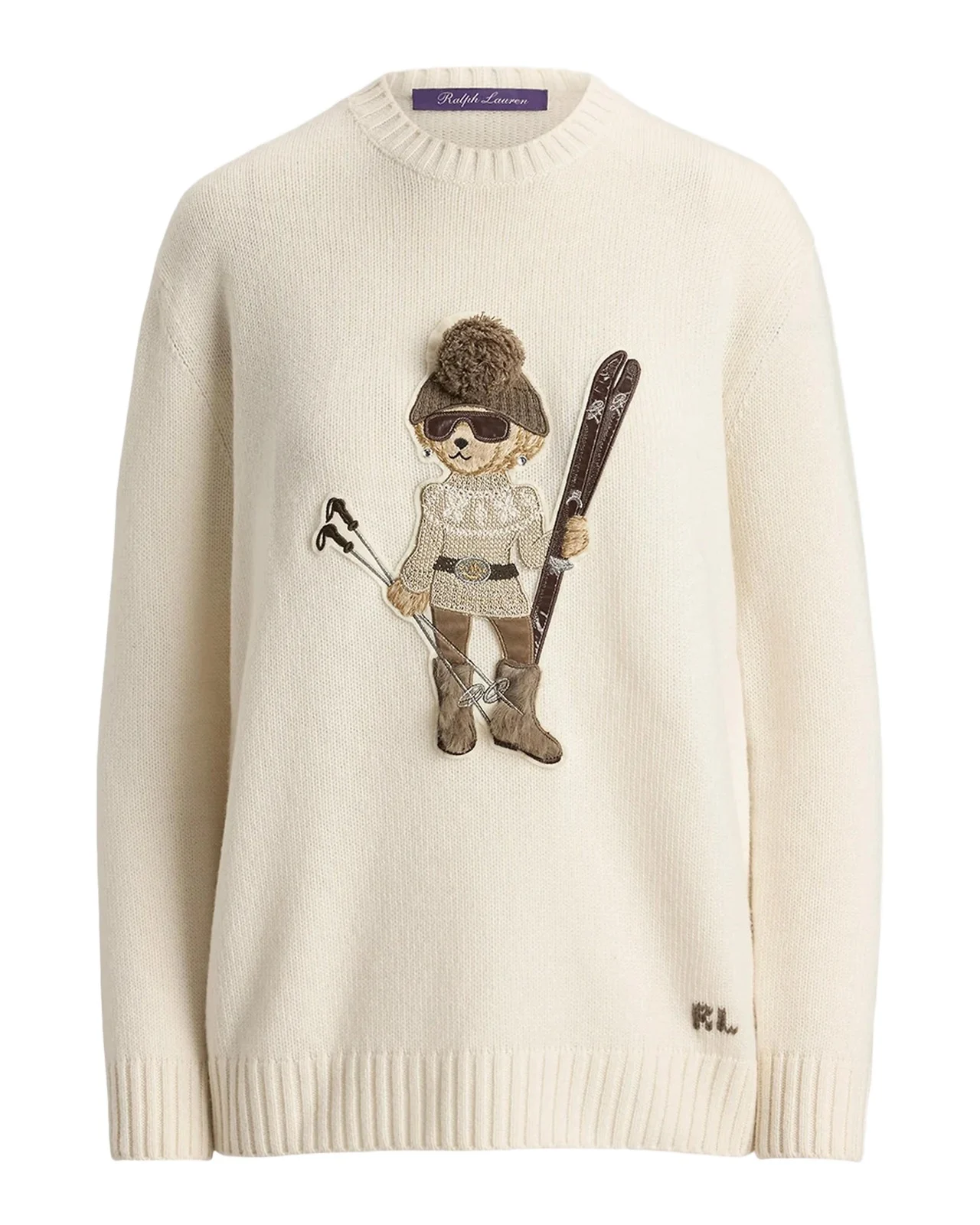 Holiday Polo Bear Cashmere Sweater Holiday Polo Bear Cashmere Sweater