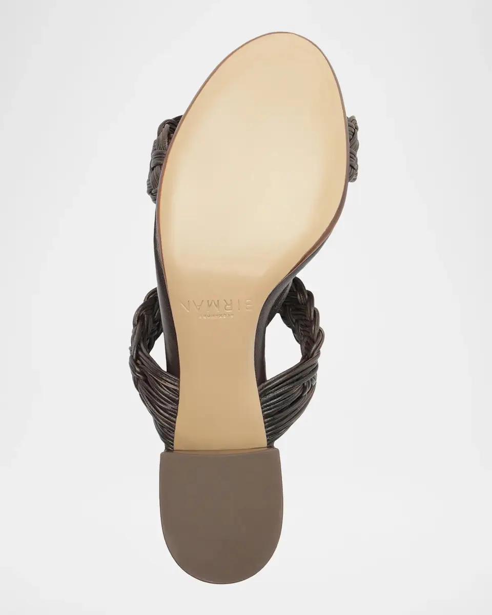 Alexandre Birman 60mm Thalia Woven Leather Ankle-Strap Sandals | Thumbnail 5