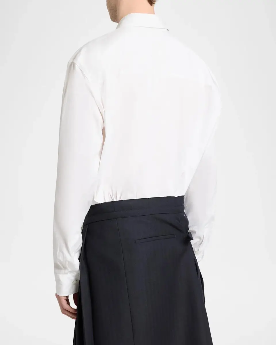 Dries Van Noten Caper Embellished Cotton Poplin Shirt | Thumbnail 3