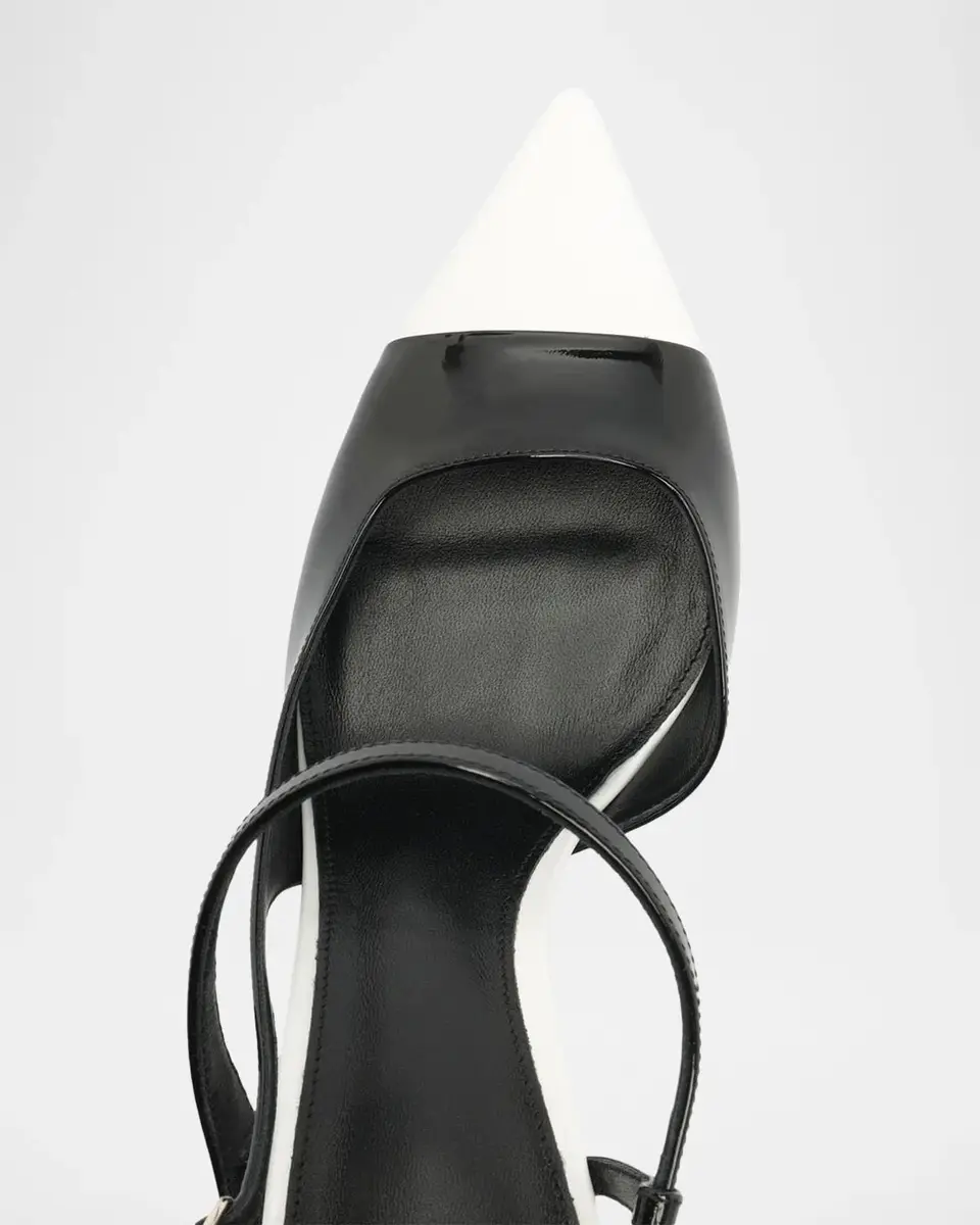 Alexandre Birman 85mm Tita Wrap Patent Leather Cap-Toe Pumps | Thumbnail 3 Alexandre Birman 85mm Tita Wrap Patent Leather Cap-Toe Pumps | Thumbnail 3