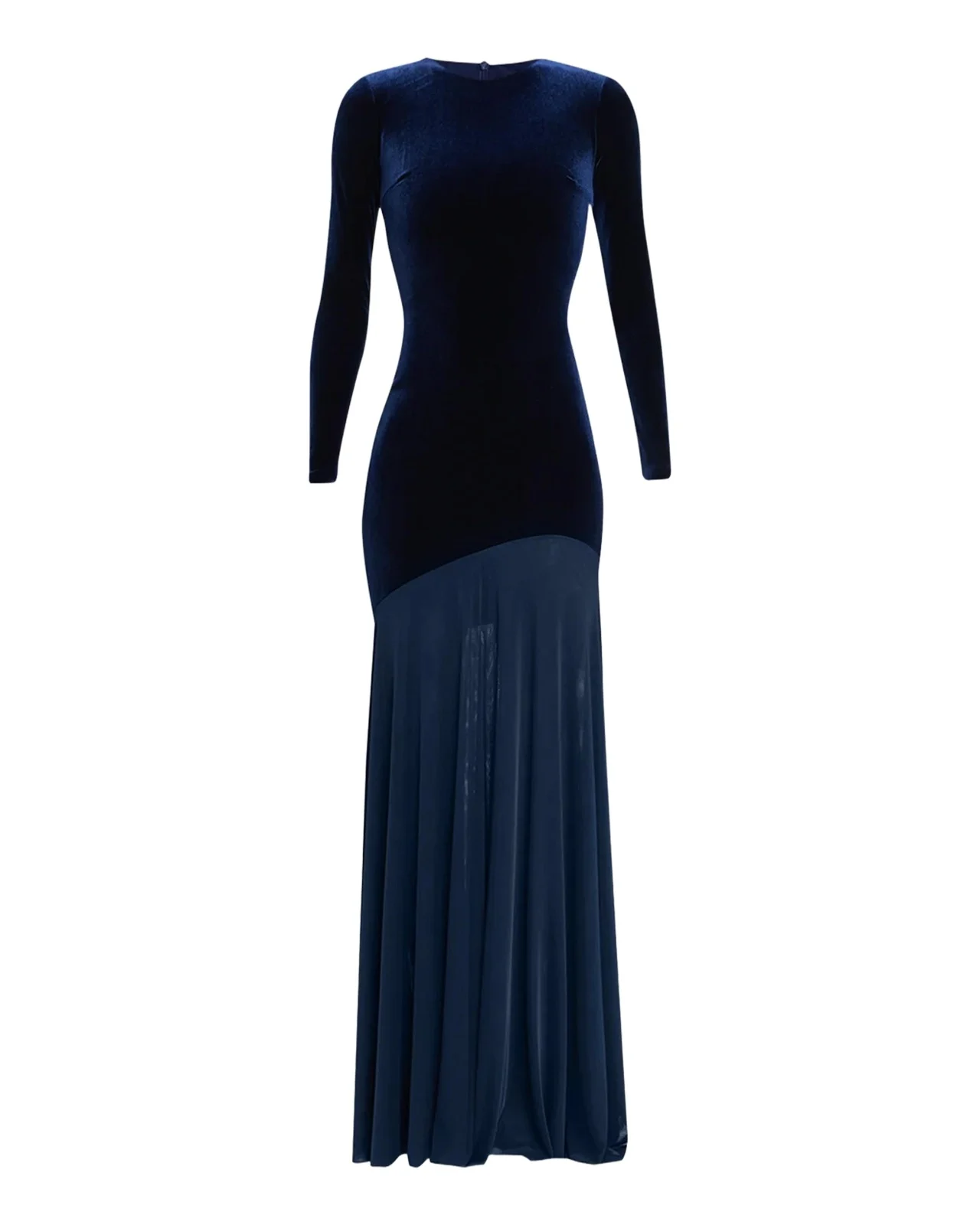 Chiara Boni La Petite Robe Janina Velvet A-Line Gown