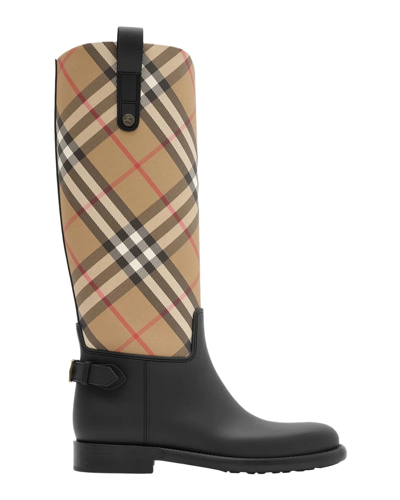 Cavalier Rubber Check Knee-High Rain Boots Cavalier Rubber Check Knee-High Rain Boots