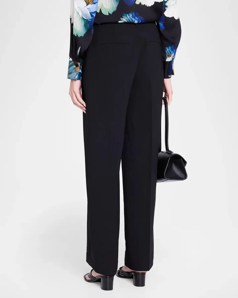 Elie Tahari Isla High-Rise Straight-Leg Pants | Thumbnail 3 Elie Tahari Isla High-Rise Straight-Leg Pants | Thumbnail 3