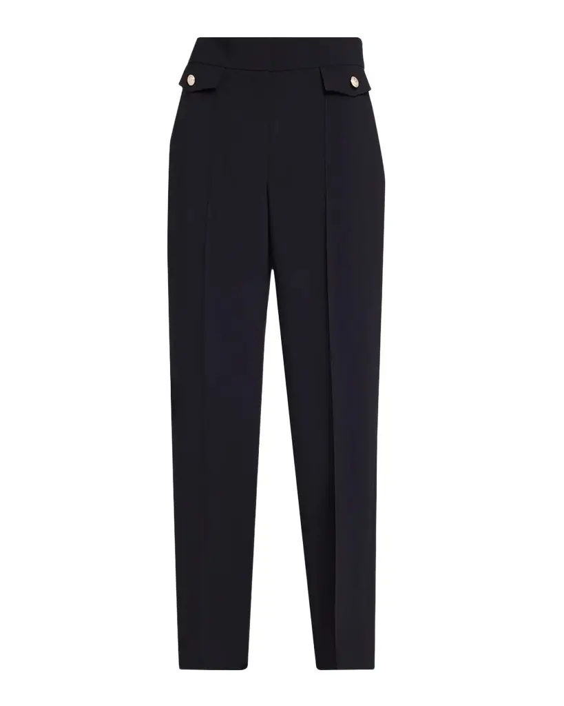 Isla High-Rise Straight-Leg Pants