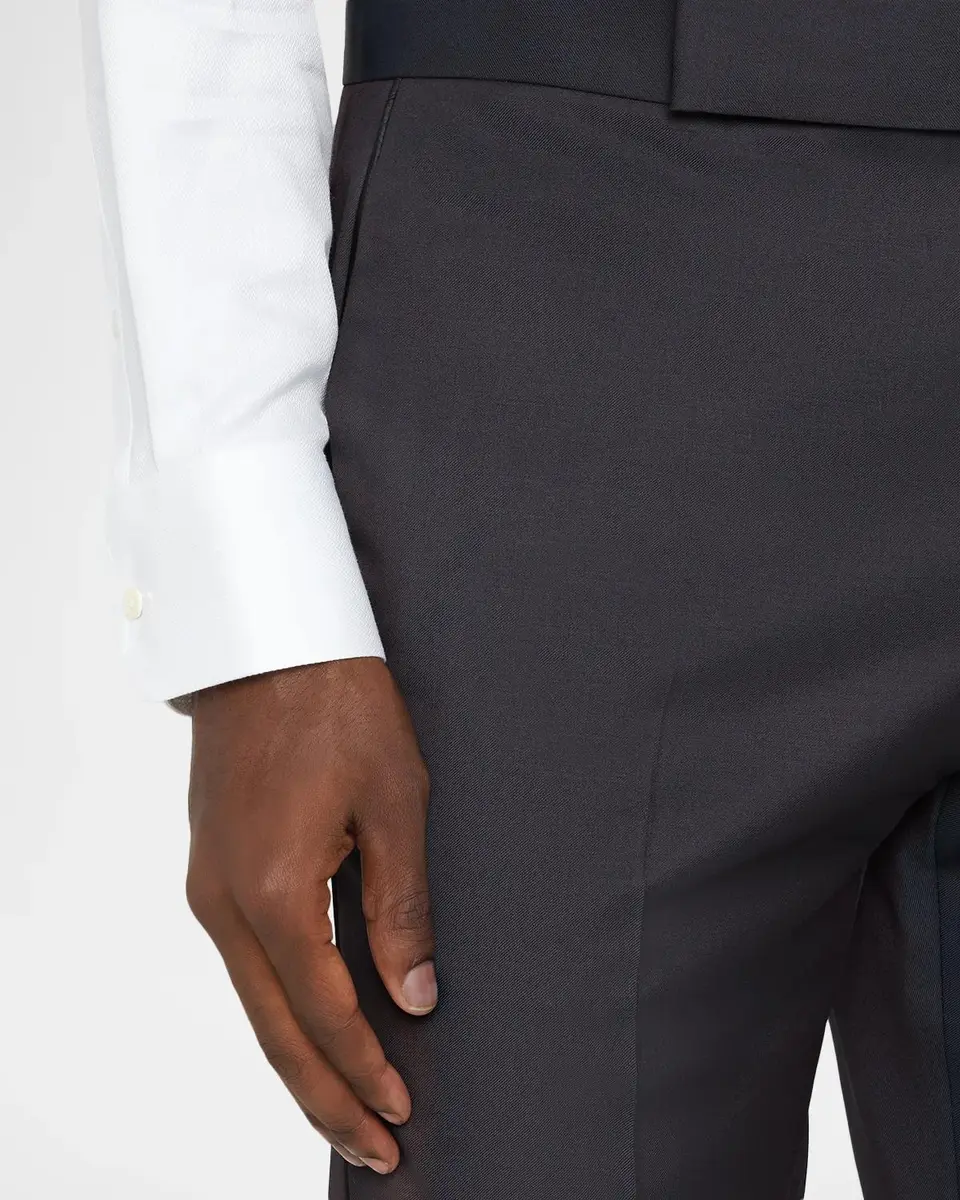 Emporio Armani Men's Wool Stretch Tuxedo with Satin Shawl Lapels | Thumbnail 10 Emporio Armani Men's Wool Stretch Tuxedo with Satin Shawl Lapels | Thumbnail 10