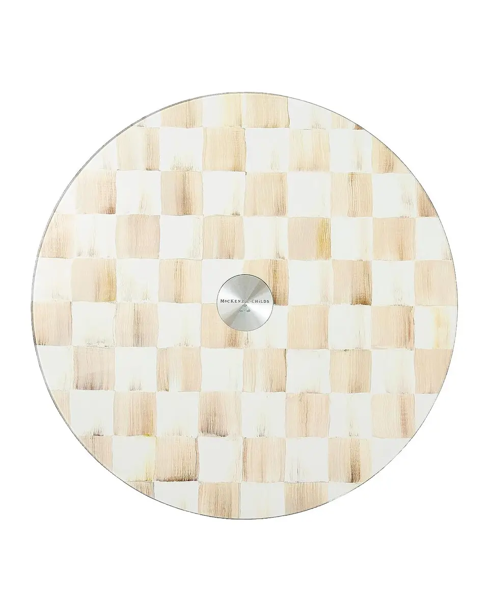 MacKenzie-Childs Check Glass Lid | Thumbnail 3
