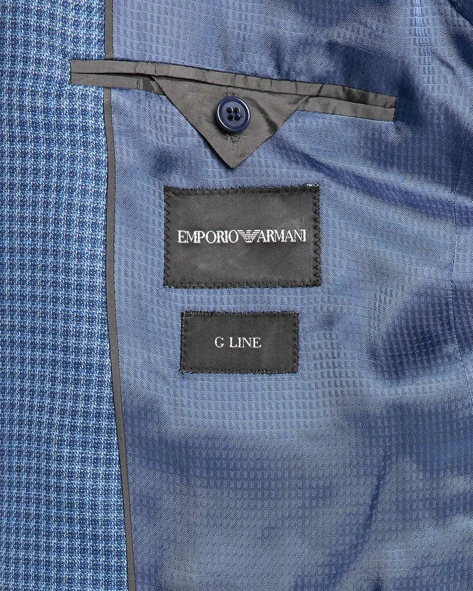 Emporio Armani Men's G Line Slim Houndstooth Single-Breasted Sport Coat | Thumbnail 6 Emporio Armani Men's G Line Slim Houndstooth Single-Breasted Sport Coat | Thumbnail 6