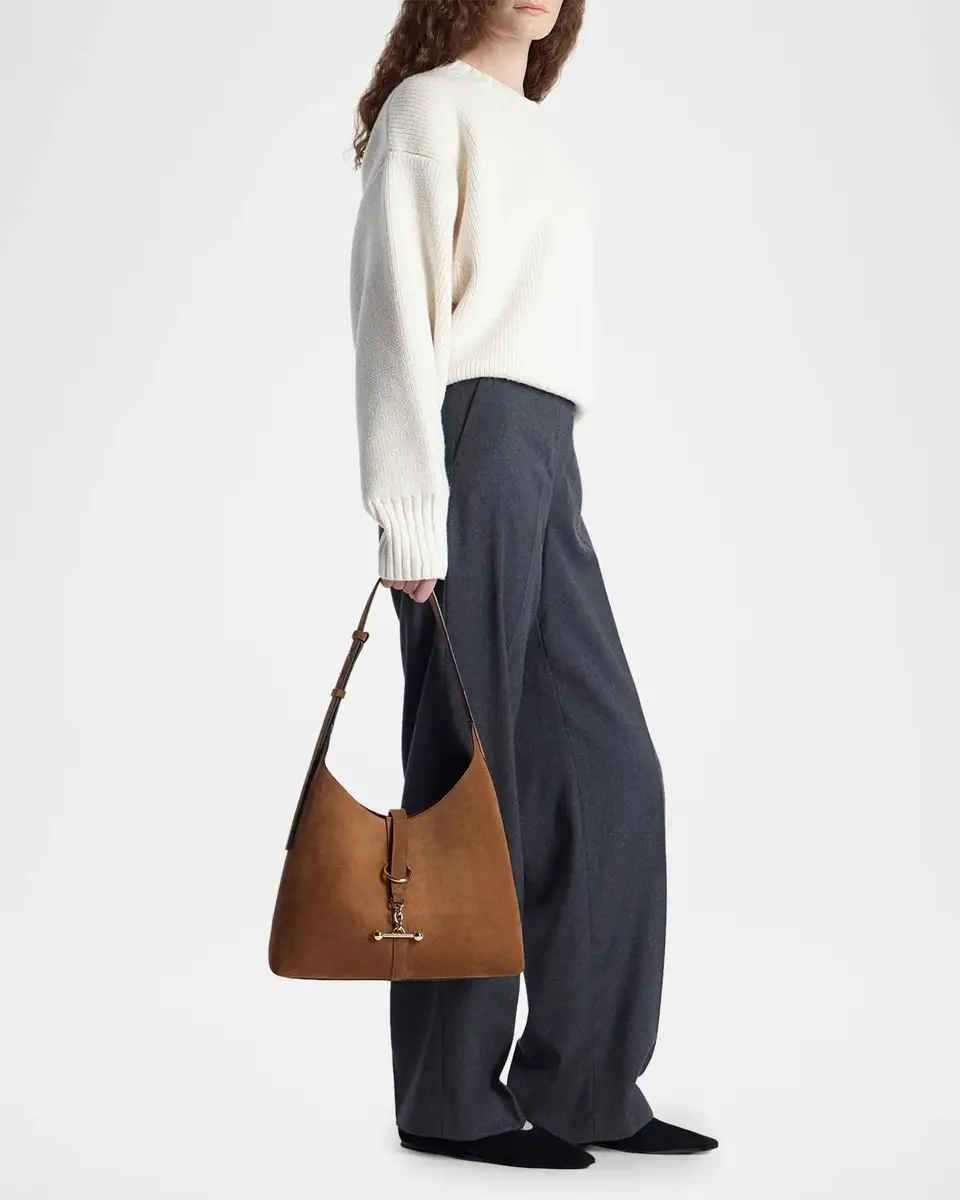 Strathberry Kite Suede Hobo Bag | Thumbnail 4 Strathberry Kite Suede Hobo Bag | Thumbnail 4