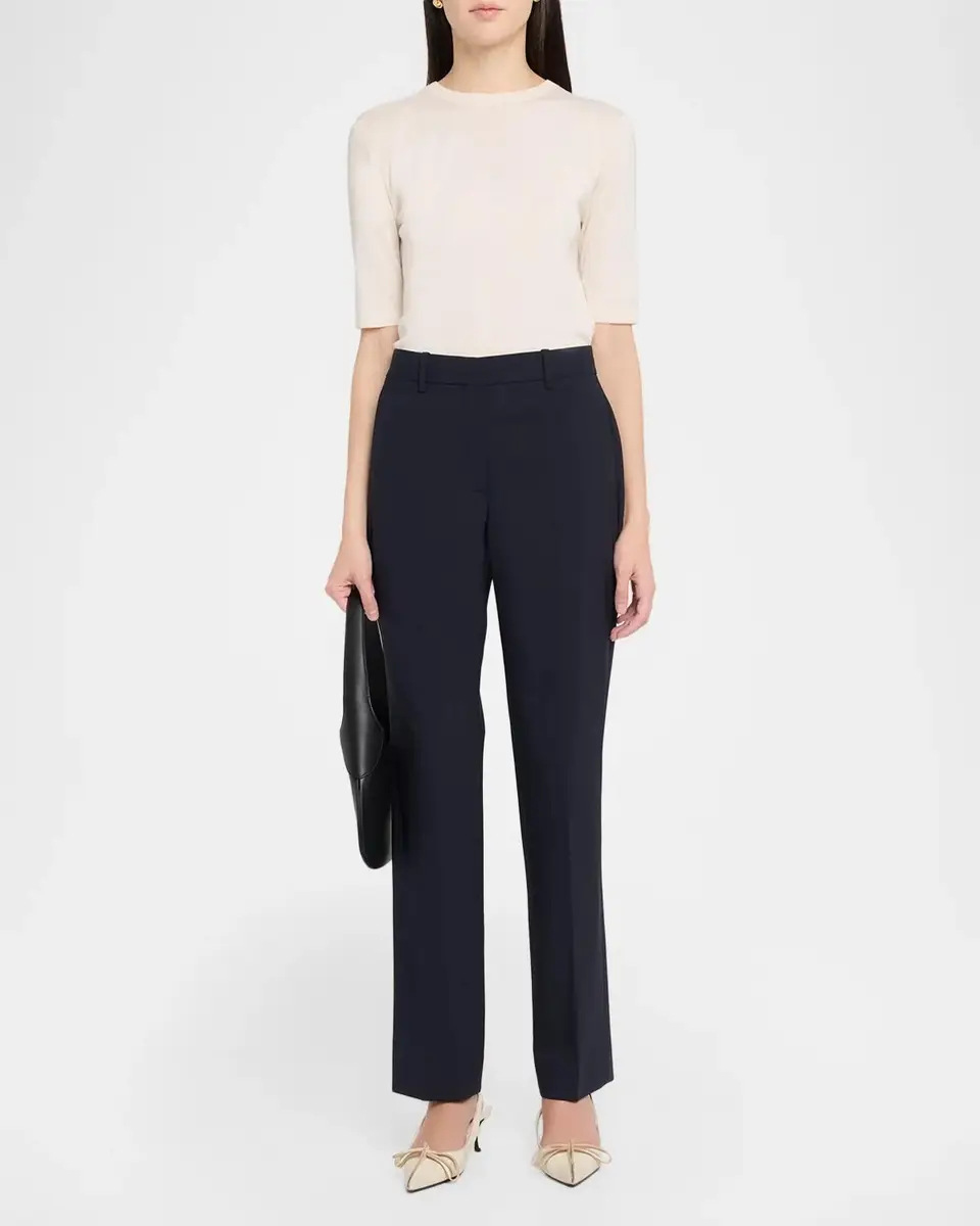 Theory Marcee Pants in Wool | Thumbnail 2 Theory Marcee Pants in Wool | Thumbnail 2