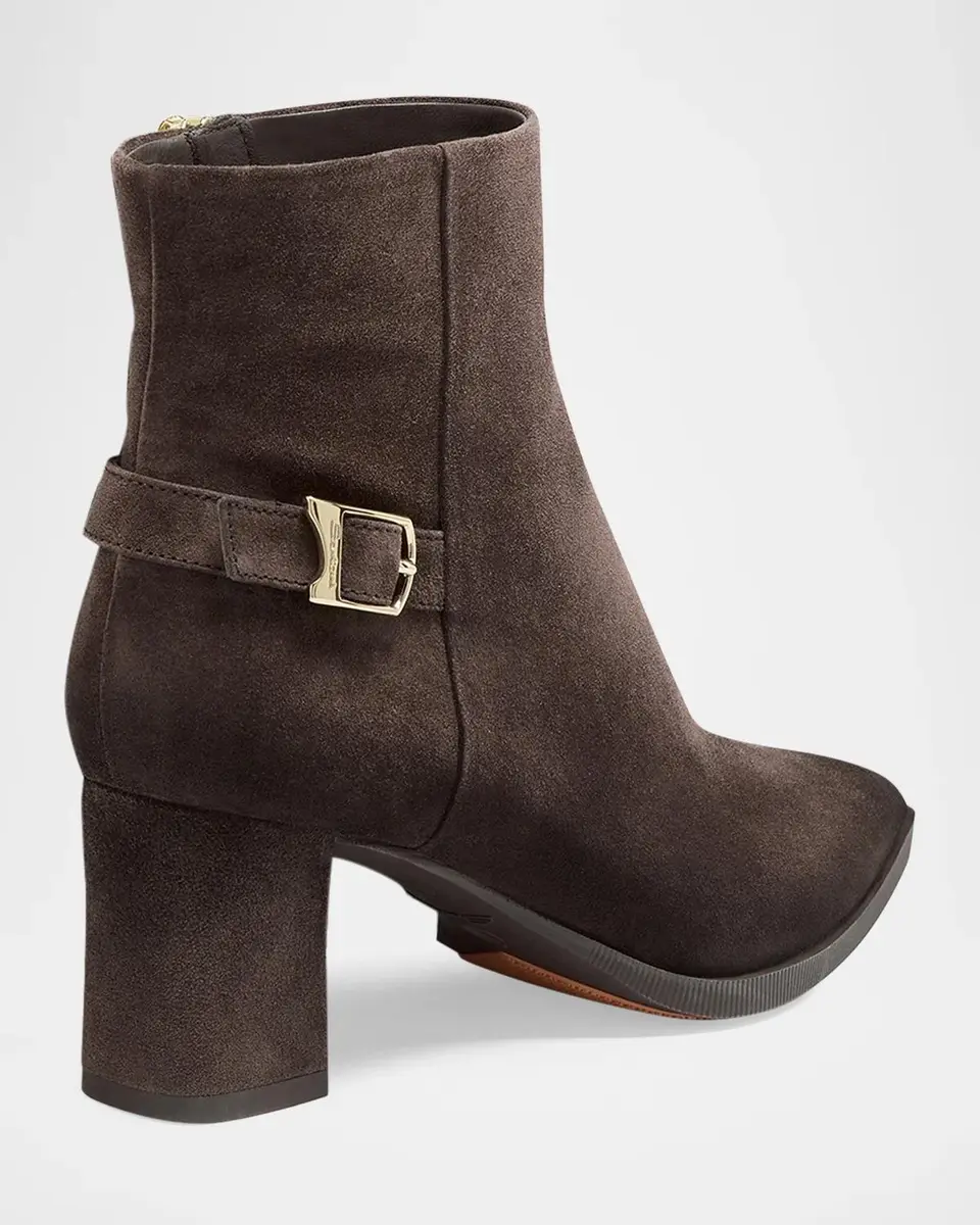 Santoni 60mm Suede Ankle Boots | Thumbnail 3