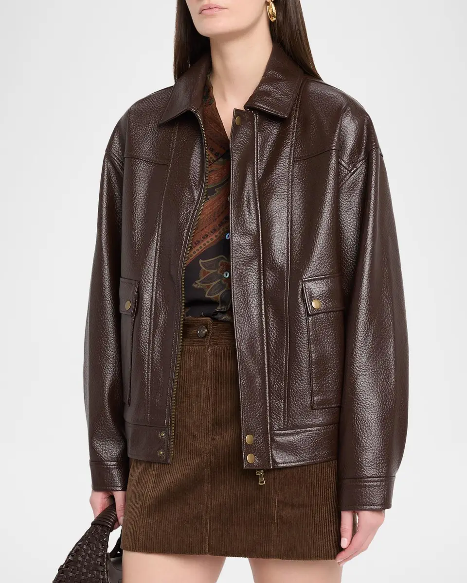 PAIGE Ashland Faux Leather Jacket | Thumbnail 4