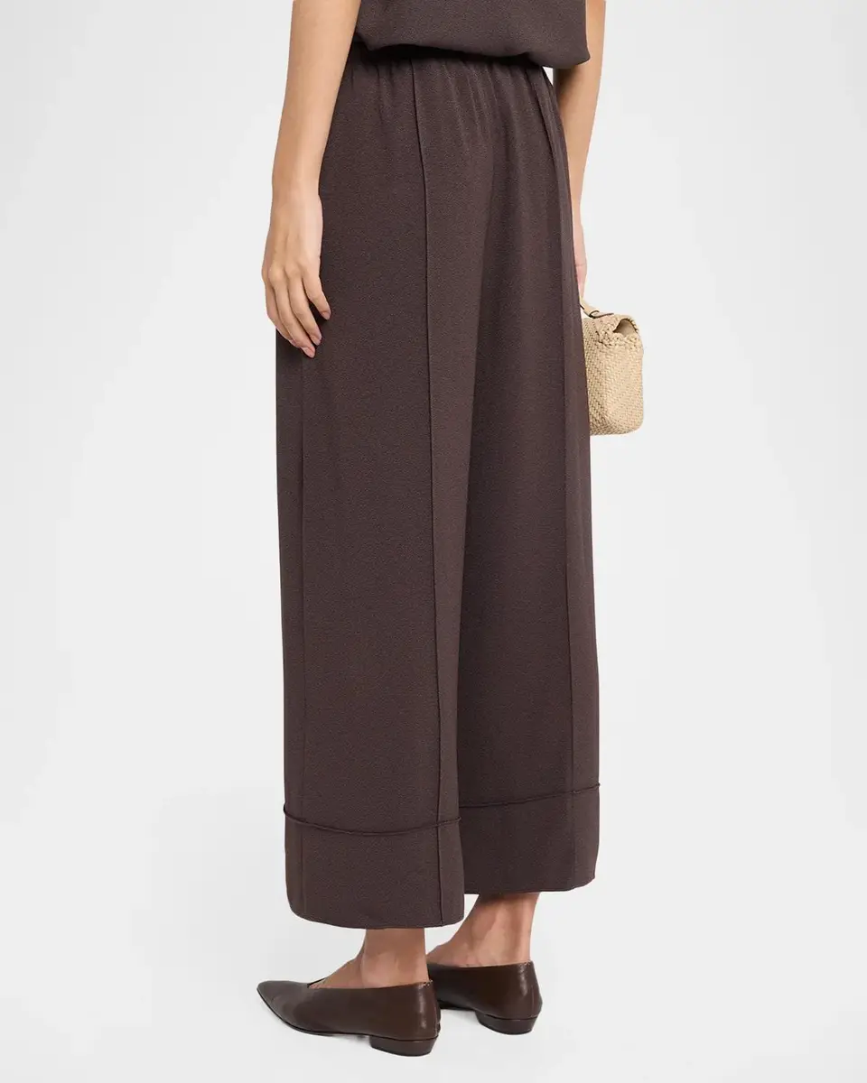 Theory Crop Pintuck Wide-Leg Pants | Thumbnail 3 Theory Crop Pintuck Wide-Leg Pants | Thumbnail 3
