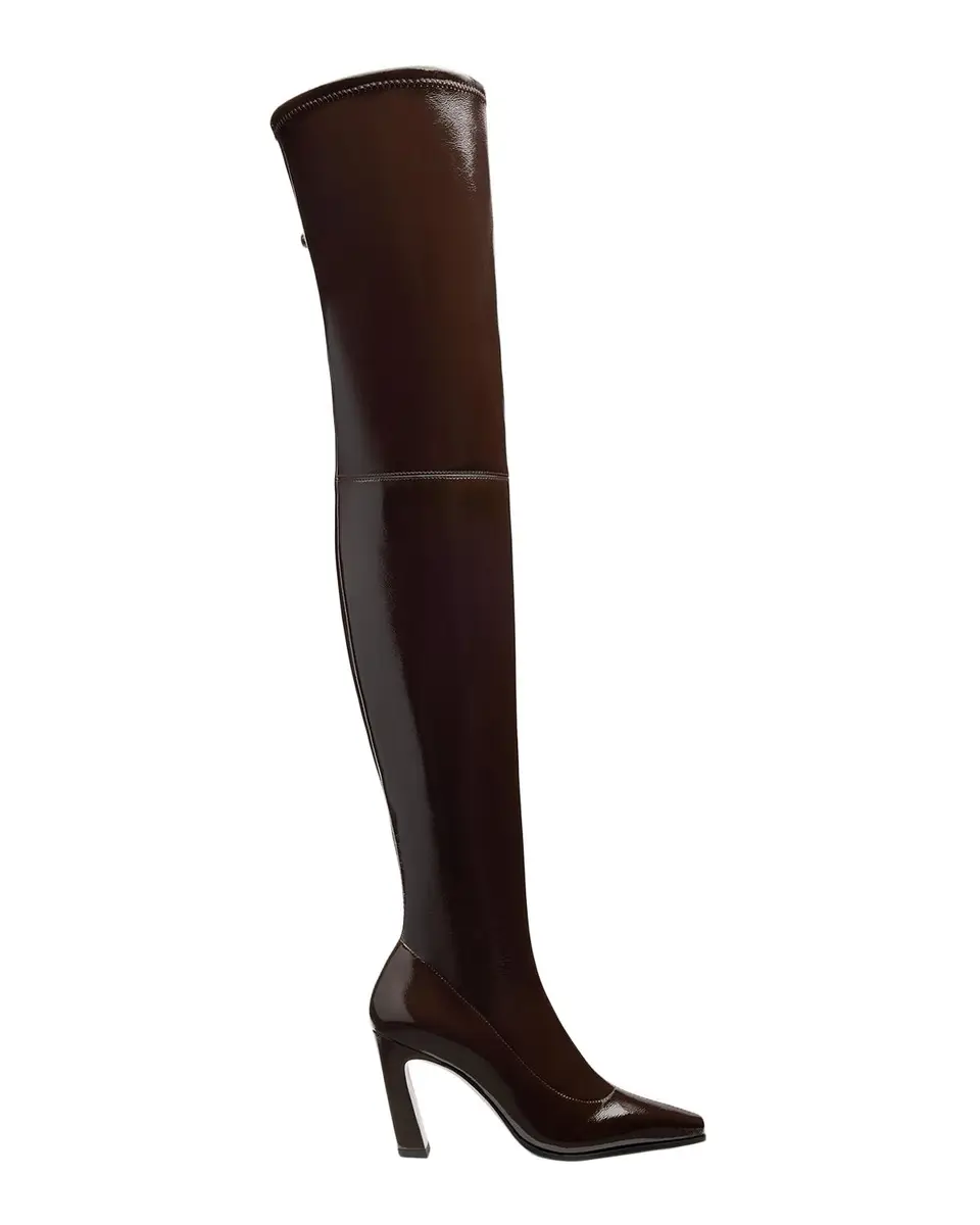 Stuart Weitzman 85mm Ultrastassi Stretch Vinyl Leather Over-The-Knee Boots | Thumbnail 3 Stuart Weitzman 85mm Ultrastassi Stretch Vinyl Leather Over-The-Knee Boots | Thumbnail 3