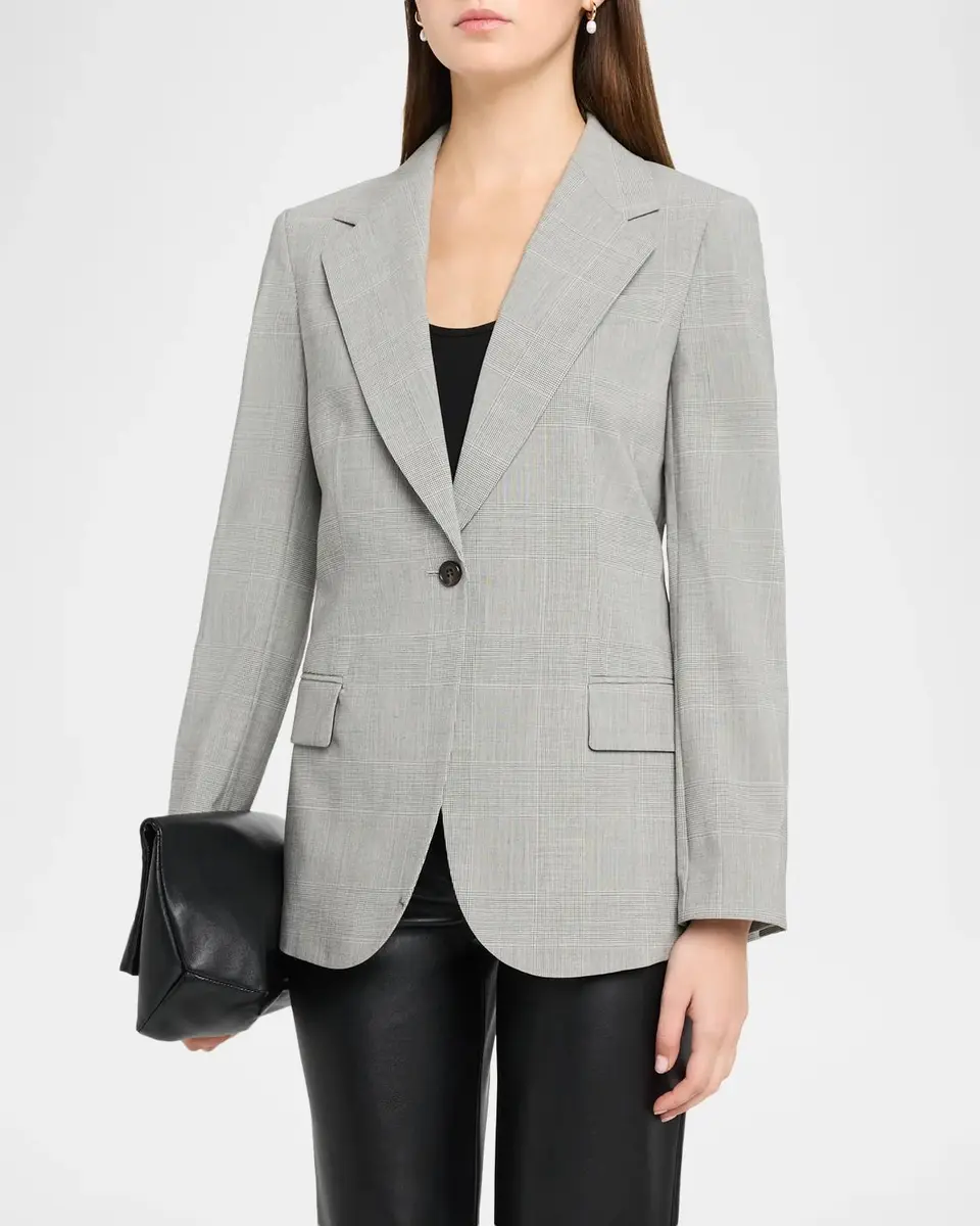 Theory Lynnia Stretch Wool Blazer | Thumbnail 4 Theory Lynnia Stretch Wool Blazer | Thumbnail 4