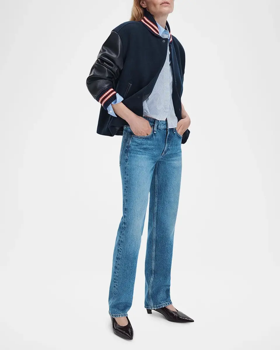 rag & bone Harlow Low-Rise Straight-Leg Jeans | Thumbnail 6 rag & bone Harlow Low-Rise Straight-Leg Jeans | Thumbnail 6