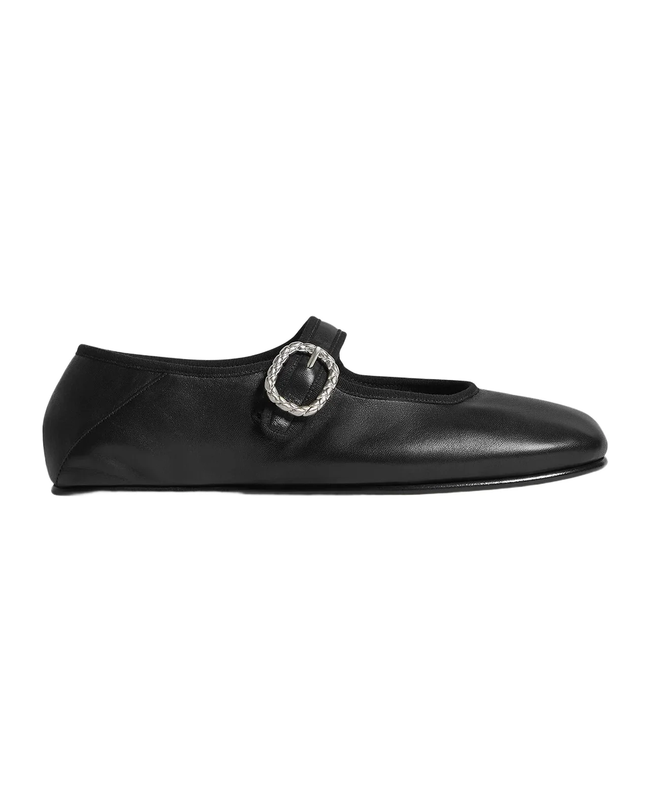 Veneziana Nappa Leather Ballerina Flats