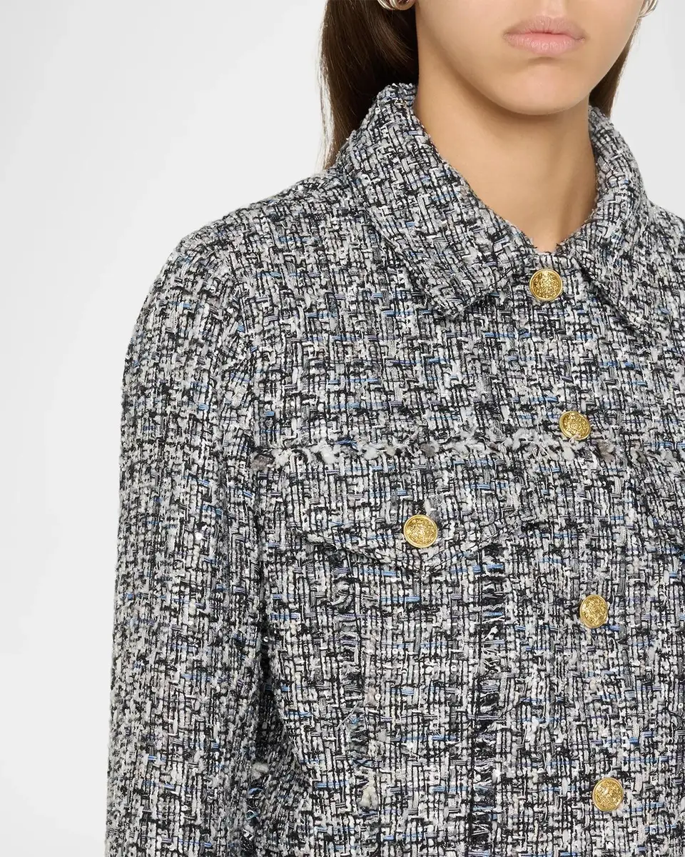 Alice + Olivia Chloe Cropped Boxy Jacket | Thumbnail 5 Alice + Olivia Chloe Cropped Boxy Jacket | Thumbnail 5