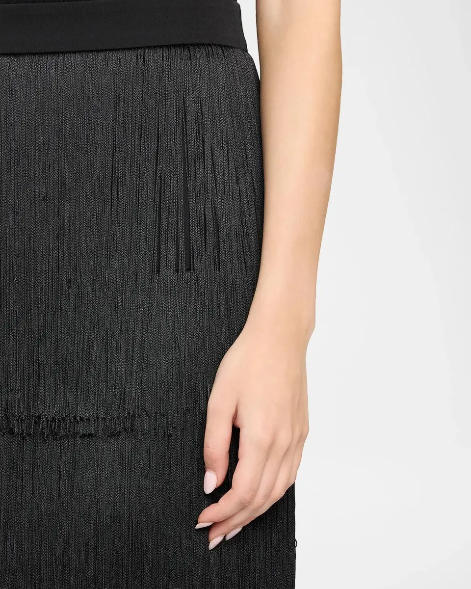 L'Agence Karolyn Fringe Midi Skirt | Thumbnail 5