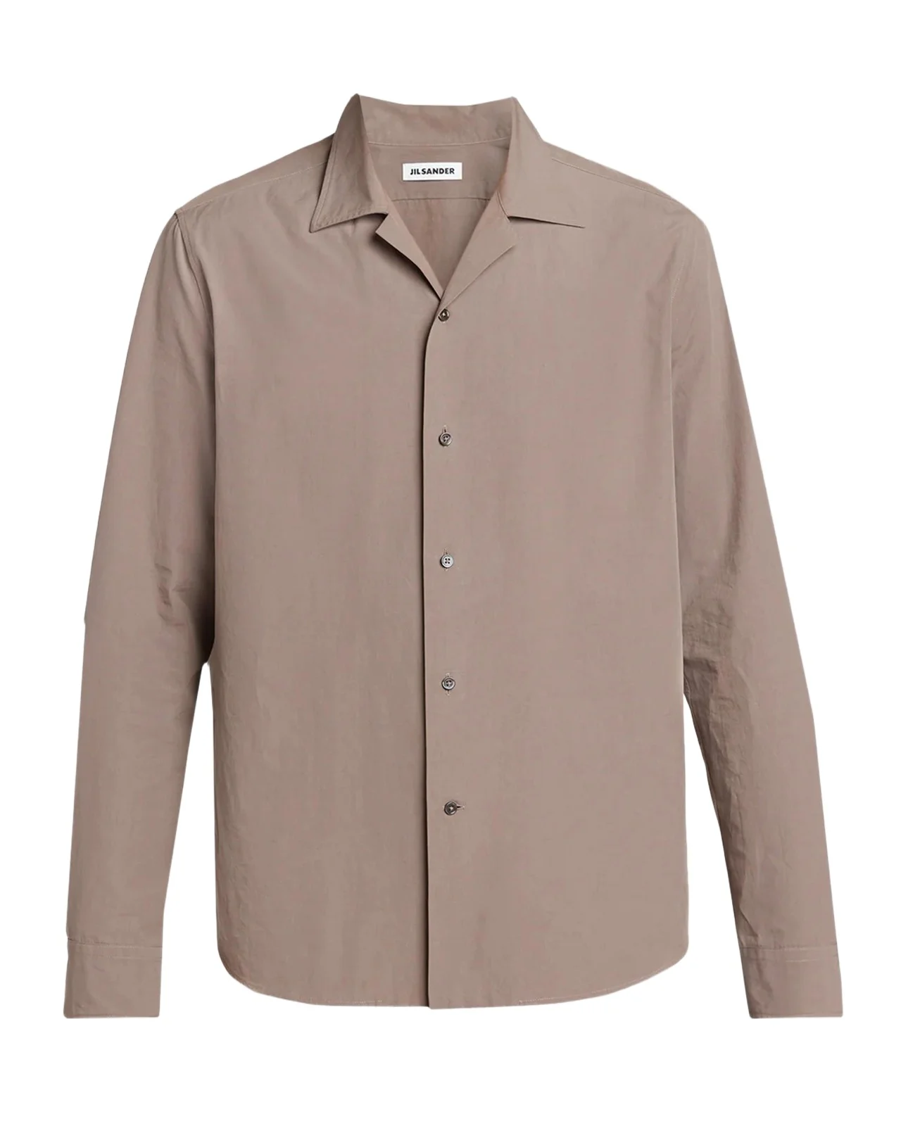 Jil Sander Men's Organic Cotton Notch Collar Button-Front Shirt